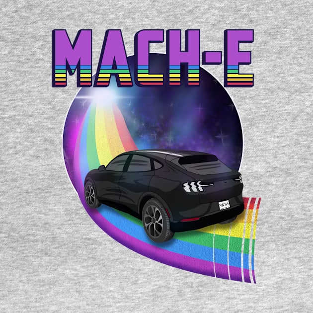 Mach-E Rides the Rainbow Galaxy in Shadow Black by zealology